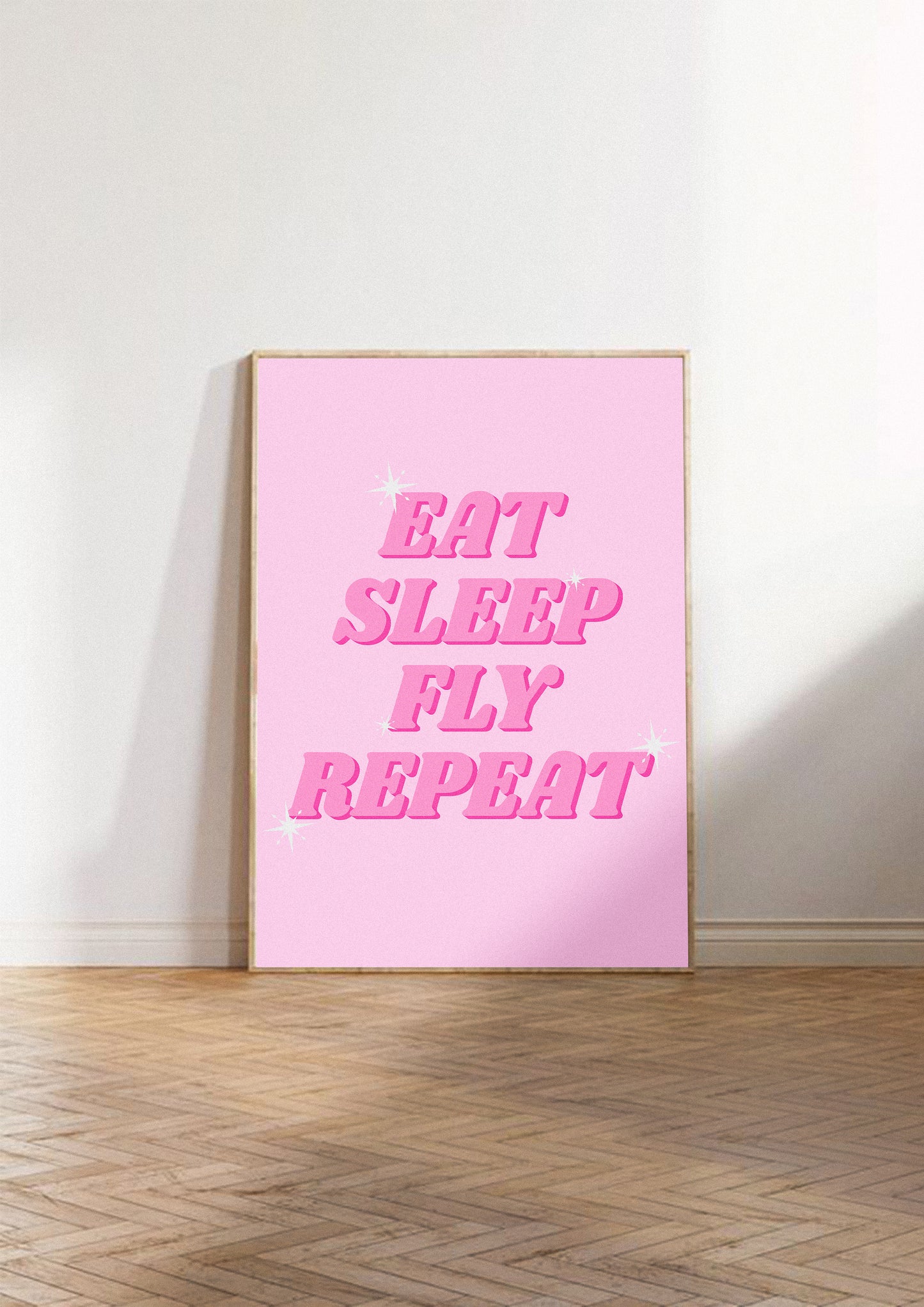 AFFICHES EAT SLEEP FLY REPEAT + HUBLOT